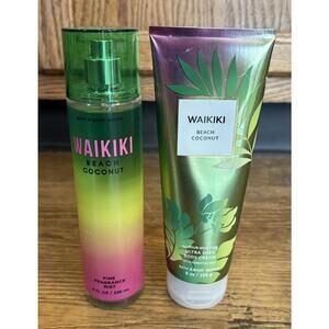 BATH AND BODY WORKS Waikiki Beach Coconut Frag Mist & Body Cream